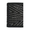 Black And White Kaleidoscope Print Trifold Wallet