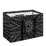Black And White Kaleidoscope Print Utility Tote Bag