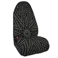 Black And White Kaleidoscope Print Waterproof Car Seat Cover