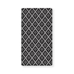 Black And White Knitted Pattern Print Baby Crib Sheet