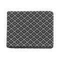 Black And White Knitted Pattern Print Bifold Wallet