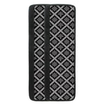 Black And White Knitted Pattern Print Refrigerator Handle Covers