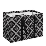 Black And White Knitted Pattern Print Utility Tote Bag