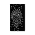 Black And White Leo Sign Print Baby Crib Sheet
