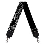 Black And White Leo Sign Print Bag Strap