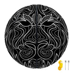 Black And White Leo Sign Print Basketball