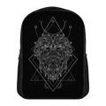 Black And White Leo Sign Print Casual Backpack