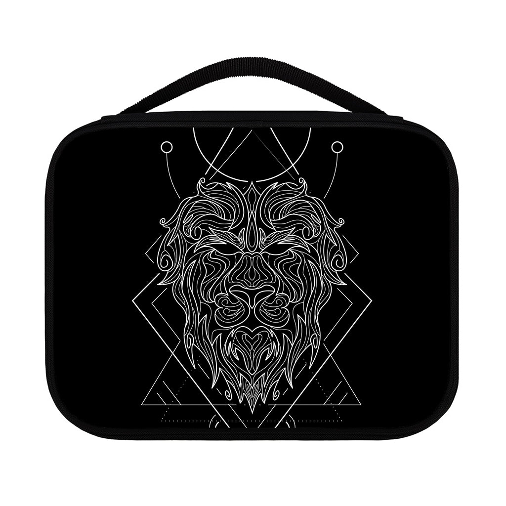 Black And White Leo Sign Print Classic Bible Case