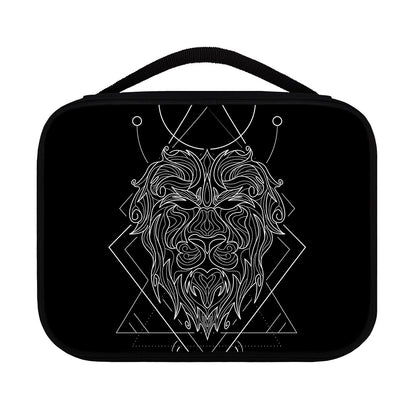 Black And White Leo Sign Print Classic Bible Case