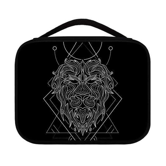 Black And White Leo Sign Print Classic Bible Case