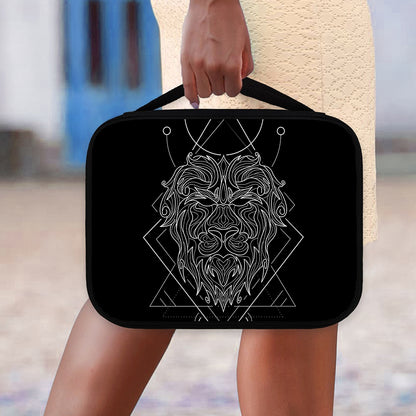 Black And White Leo Sign Print Classic Bible Case
