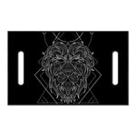 Black And White Leo Sign Print Golf Cart Seat Cover