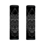Black And White Leo Sign Print Handle Covers