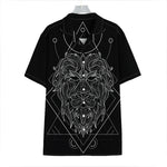 Black And White Leo Sign Print Hawaiian Shirt