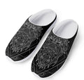 Black And White Leo Sign Print Mesh Casual Shoes