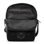 Black And White Leo Sign Print Rectangular Crossbody Bag