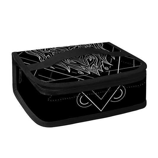 Black And White Leo Sign Print Small Lunch Bag