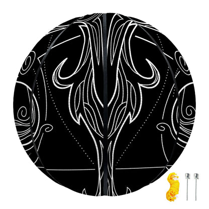 Black And White Libra Sign Print Basketball