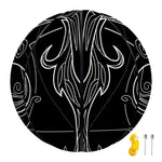 Black And White Libra Sign Print Basketball