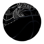 Black And White Libra Sign Print Basketball
