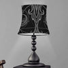 Black And White Libra Sign Print Bell Lamp Shade