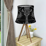 Black And White Libra Sign Print Bell Lamp Shade