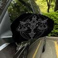 Black And White Libra Sign Print Car Side Mirror Covers
