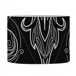 Black And White Libra Sign Print Drum Lamp Shade