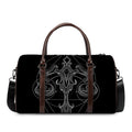 Black And White Libra Sign Print Duffel Bag