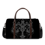 Black And White Libra Sign Print Duffle Bag