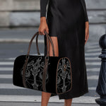 Black And White Libra Sign Print Duffle Bag