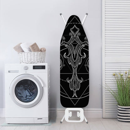 Black And White Libra Sign Print Ironing Board Cover
