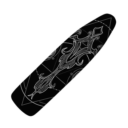 Black And White Libra Sign Print Ironing Board Cover
