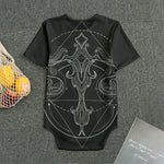 Black And White Libra Sign Print Men's Bodysuit