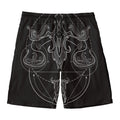Black And White Libra Sign Print Men's Swim Trunks