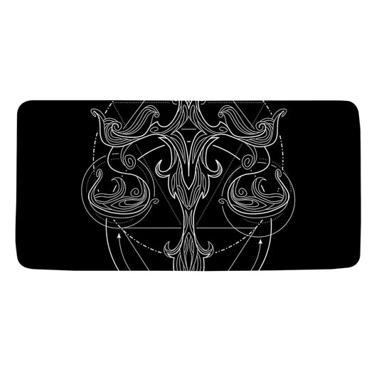 Black And White Libra Sign Print Towel