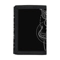 Black And White Libra Sign Print Trifold Wallet