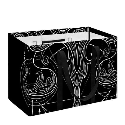 Black And White Libra Sign Print Utility Tote Bag