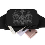 Black And White Libra Sign Print Waist Bag