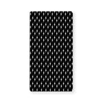 Black And White Lightning Pattern Print Baby Crib Sheet
