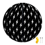 Black And White Lightning Pattern Print Basketball