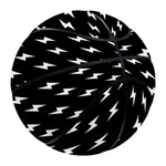 Black And White Lightning Pattern Print Basketball