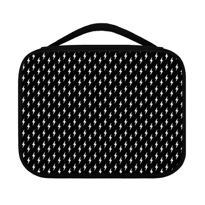 Black And White Lightning Pattern Print Classic Bible Case