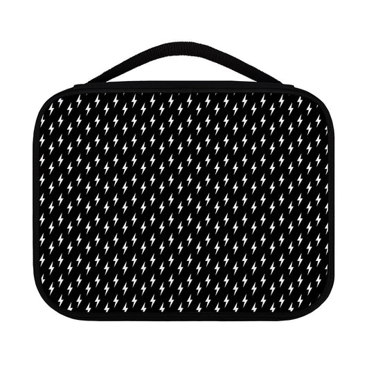 Black And White Lightning Pattern Print Classic Bible Case