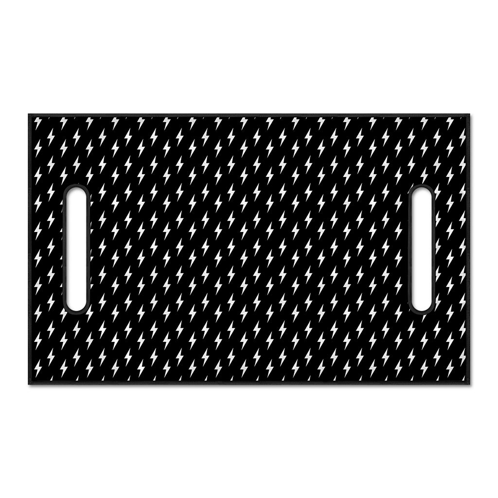 Black And White Lightning Pattern Print Golf Cart Seat Cover