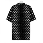 Black And White Lightning Pattern Print Hawaiian Shirt