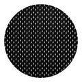 Black And White Lightning Pattern Print Round Blanket