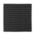 Black And White Lightning Pattern Print Silk Bandana
