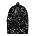 Black And White Lightspeed Print School Backpack