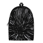 Black And White Lightspeed Print Backpack